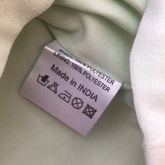 Lace & Beads Amazing Pale Green Beaded Romper - Picture 9 of 11